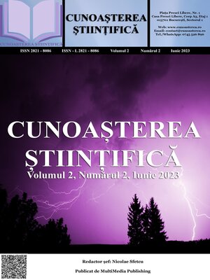 cover image of Cunoașterea Științifică, Volumul 2, Numărul 2, Iunie 2023